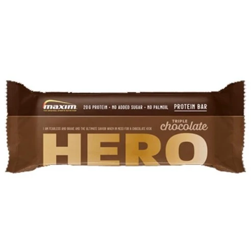 BARRITA PROTEINA MAXIM HUNKY TRIPLE CHOCOLATE 55GR 1 BARRITA PROTEINA MAXIM HUNKY TRIPLE CHOCOLATE 55GR