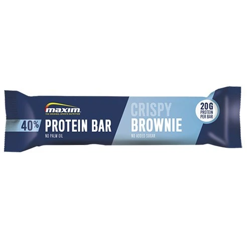 BARRITA RECUPERACION MAXIM CRISPY BROWNIE 50GR 1 BARRITA RECUPERACION MAXIM CRISPY BROWNIE 50GR